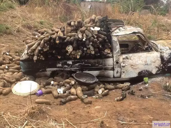 Graphic Photos: Armed Fulani Herdsmen Storm Agatu LGA, Benue State, Kill Scores, Set Village Ablaze